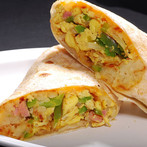Ham Breakfast Burrito