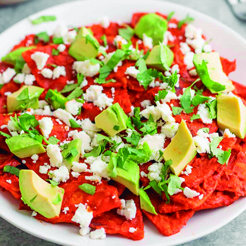 Chilaquiles Red Sauce