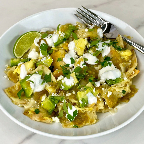 Chilaquiles Green Sauce