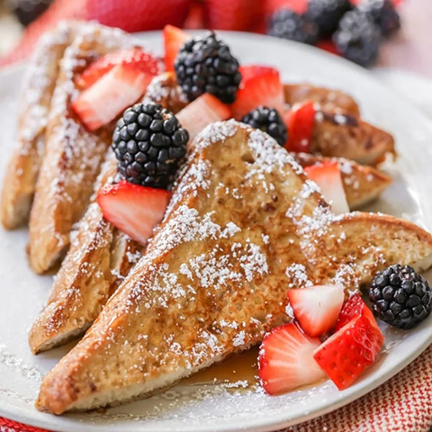 Waffles With Fruit