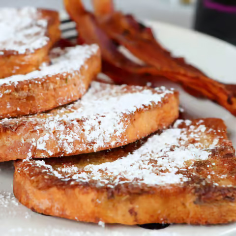 French Toast with Bacon