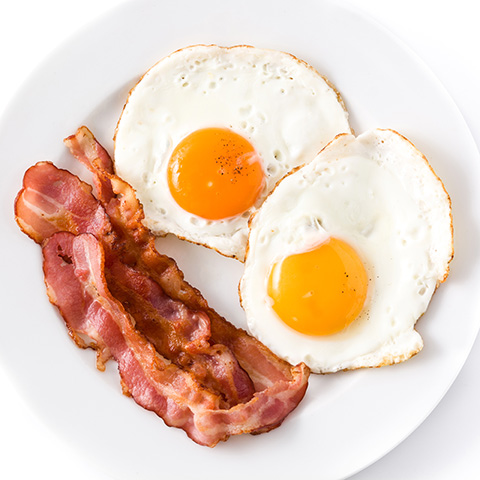 2 Eggs With Bacon