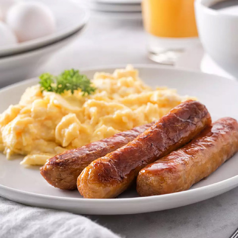 2 Eggs With Sausage
